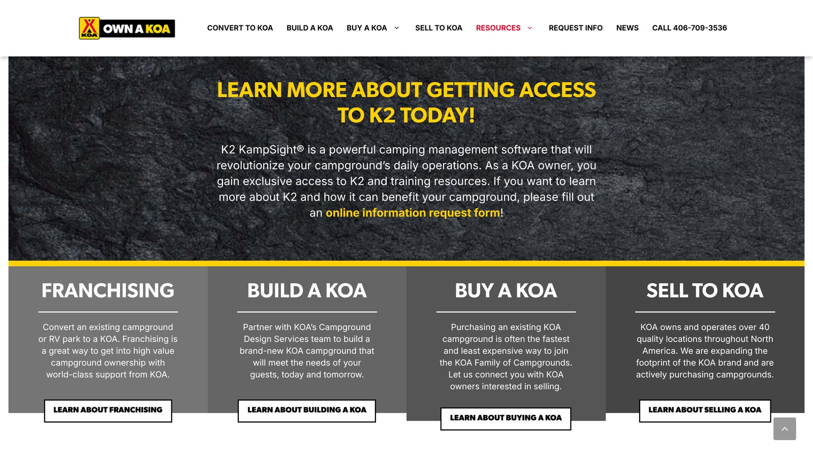 K2 franchise paths section