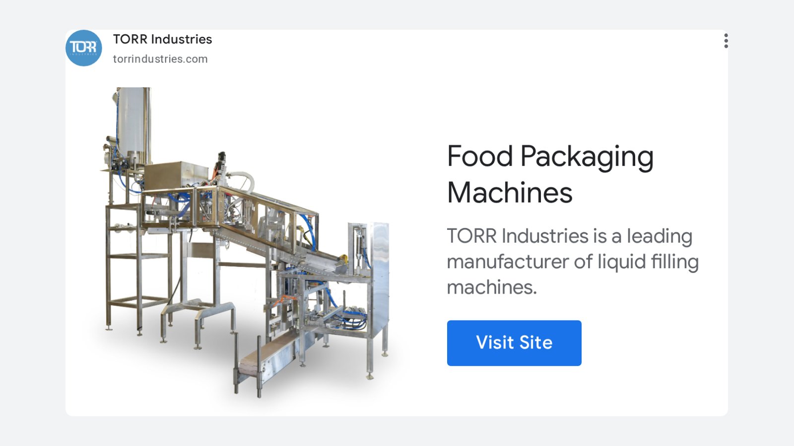 Torr Industries display ad